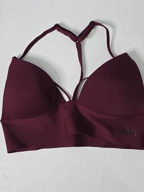 PINK Victoria's Secret T-Back Wireless Bralette - Deep Wine